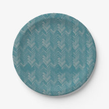 Chevron, Herringbone Pattere, Turquesa