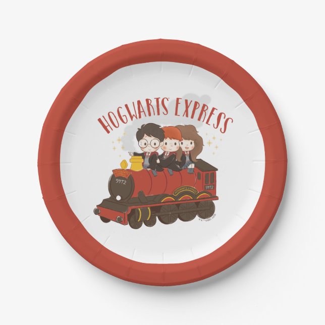 Prato De Papel Chibi HOGWARTS EXPRESS™ Ride (Frente)