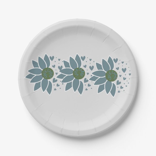 Prato De Papel Chic Classic Plate Elegante (Frente)