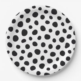 Prato De Papel Chic Playful Energy Dalmatian Spot Pattern