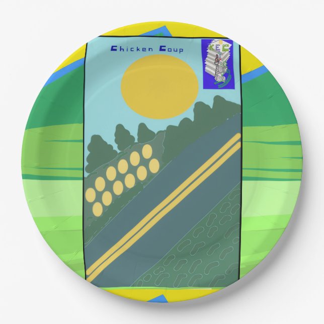 Prato De Papel Chicken Coup  (Frente)