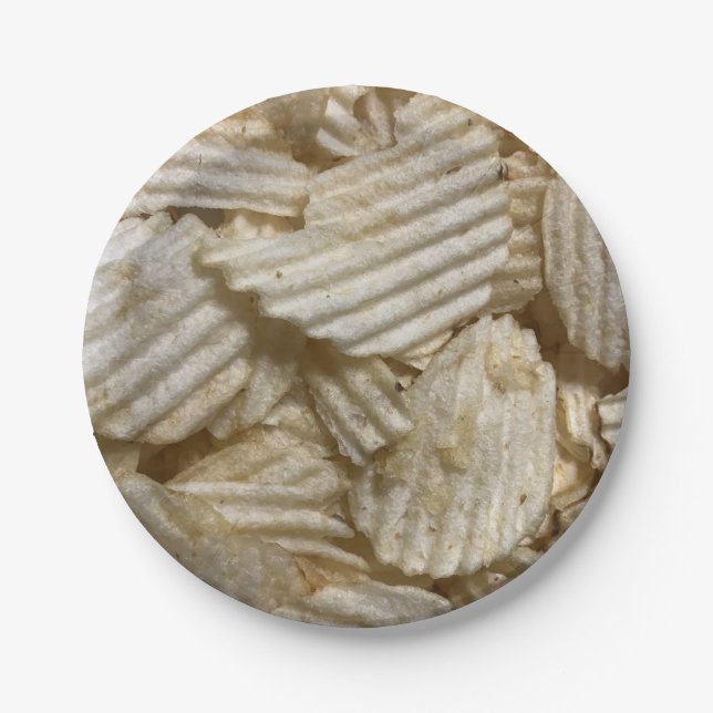 Prato De Papel Chips de batata (Frente)