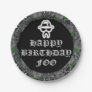 Prato De Papel Cholo Theme Party Plates
