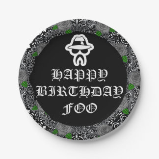 Prato De Papel Cholo Theme Party Plates