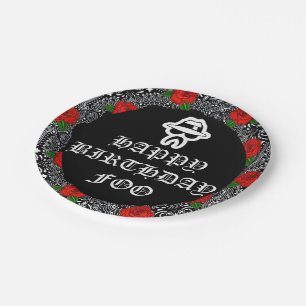 Prato De Papel Cholo Theme Party Plates
