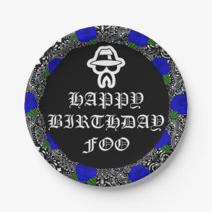 Prato De Papel Cholo Theme Party Plates