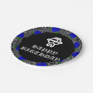 Prato De Papel Cholo Theme Party Plates