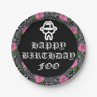 Prato De Papel Cholo Theme Party Plates