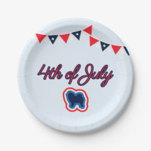 Chow Chow Red White E Blue 4 De Julho