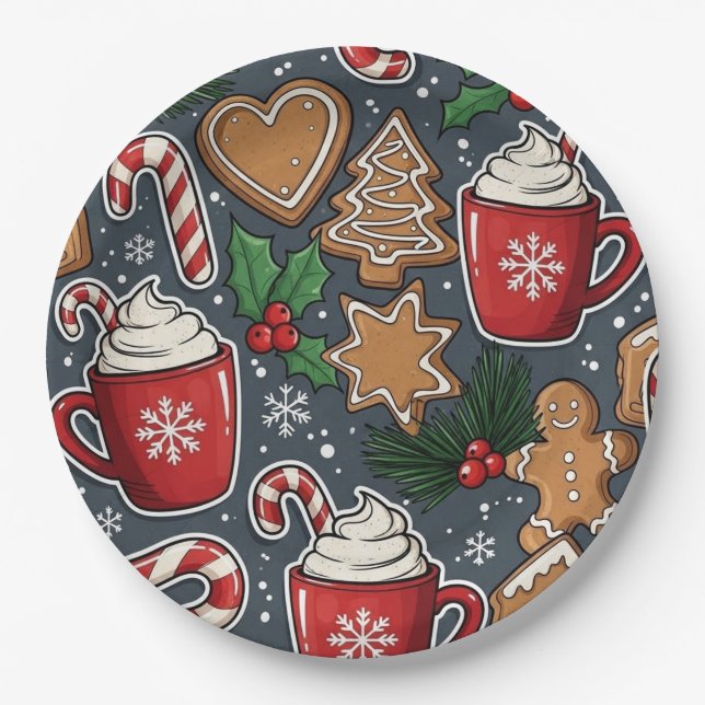 Prato De Papel Christmas (Frente)