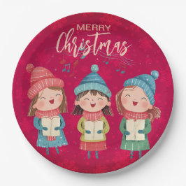 Prato De Papel Christmas Carol