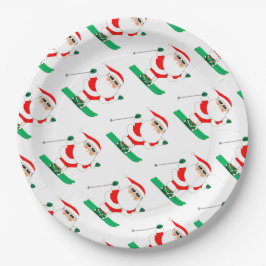 Prato De Papel Christmas Skiing Holiday Party