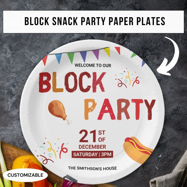 Prato De Papel Churrasco Lanche Piquenique Diversão Bairro Festa  (Criador carregado)