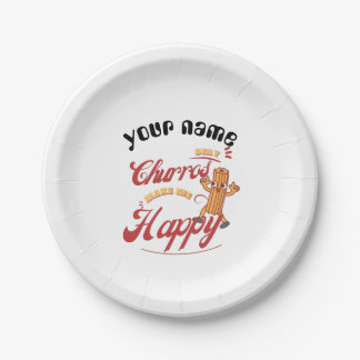 Prato De Papel Churros doce