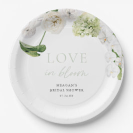 Prato De Papel Chuva de Noiva Greenery Love In Bloom