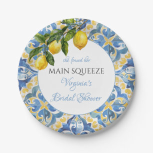 Prato De Papel Chuva de Noiva Mediterranean Lemon Main Squeeze