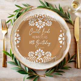 Prato De Papel Cielito lindo terracotta mexicano 60 anos