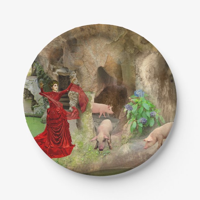 Prato De Papel Circe na Quinta da Regaleira (Frente)