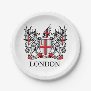 Prato De Papel City of London casaco de armas