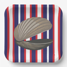 Clambake Listrado de Vermelho, Branco e Azul