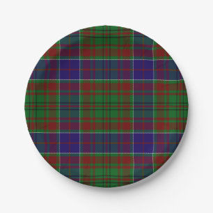Prato De Papel Clan Adams Tartan