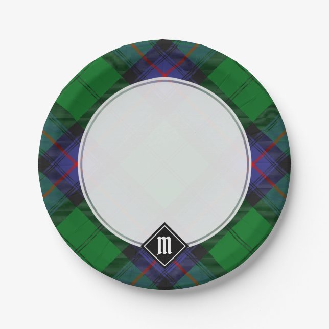 Prato De Papel Clan Armstrong Tartan Paper Plates (Frente)