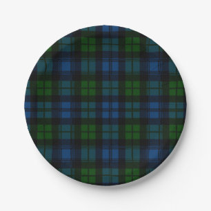 Prato De Papel Clan Campbell Militar Tartan
