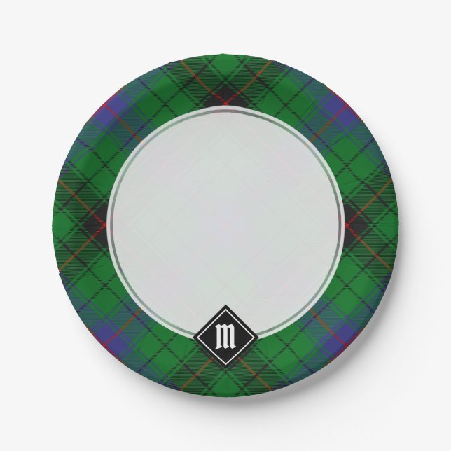 Prato De Papel Clan Davidson Tartan (Frente)