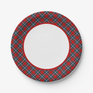 Prato De Papel Clan Drummond Tartan Border