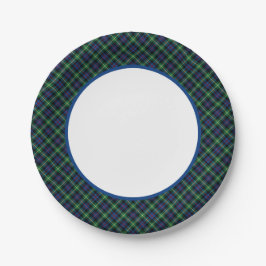 Prato De Papel Clan Farquharson Tartan Border