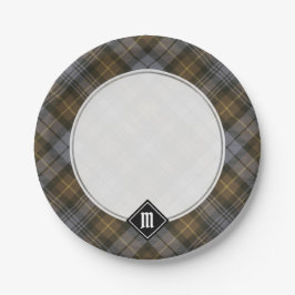 Prato De Papel Clan Gordon Weathered Tartan Paper Plates