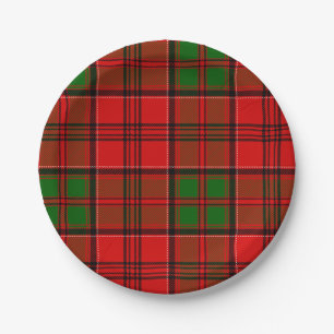 Prato De Papel Clan Grant Tartan
