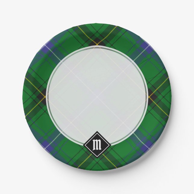 Prato De Papel Clan Henderson Tartan (Frente)