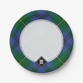 Prato De Papel Clan Johnston Tartan Paper Plates