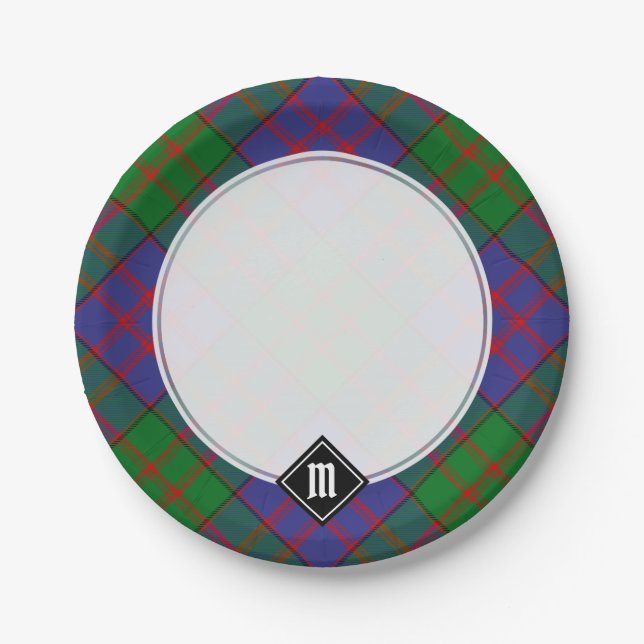 Prato De Papel Clan MacDonald Tartan Paper Plates (Frente)