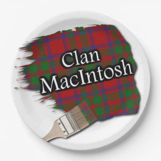 Prato De Papel Clan MacIntosh Scottish Tartan Paint Brush