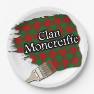 Prato De Papel Clan Moncreiffe Scottish Tartan Paint Brush