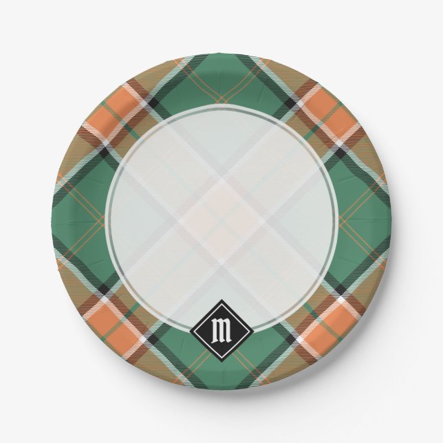 Prato De Papel Clan Pollock Tartan Paper Plates (Frente)