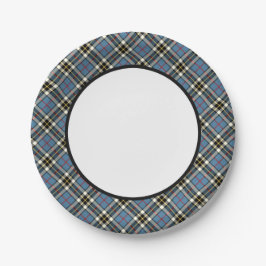 Prato De Papel Clan Thompson Blue Dress Tartan Border
