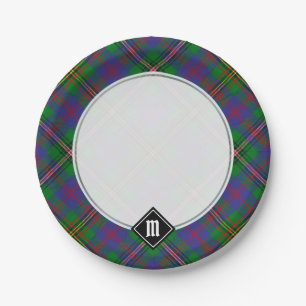 Prato De Papel Clan Wood Tartan