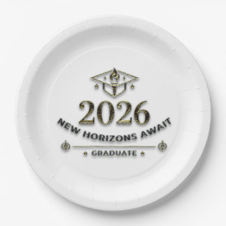 Prato De Papel Class of 2026 Paper Plates / Platos Desechables