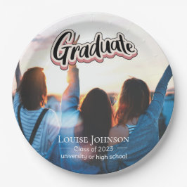 Prato De Papel Classe de anúncio de gradação de 2023