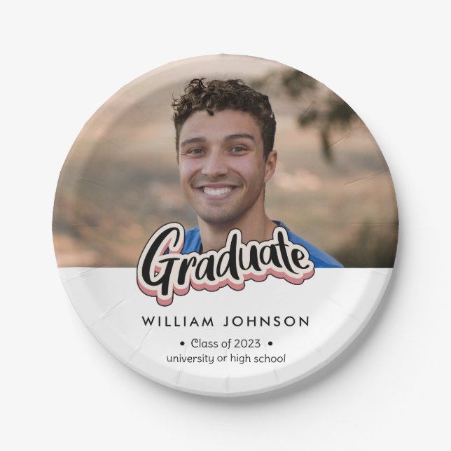 Prato De Papel Classe de anúncio de gradação de 2023 (Frente)