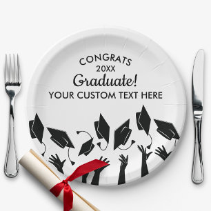 Prato De Papel Classe de Graduação de Graduação Personalizada de 