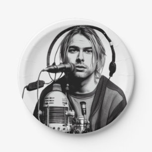 Prato De Papel Clássico Nirvana O Fim da Música