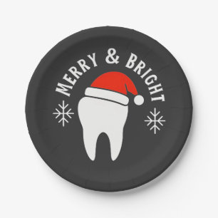 Prato De Papel Clínica Odontológica Alegre e Brilhante Natal