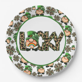 Prato De Papel Cobrir sortudos