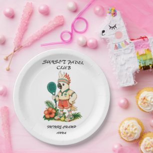 Prato De Papel Cockatoo Júnior Clube de Padel Personalizado para