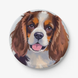 Prato De Papel Cocker Spaniel | Pintura de Cachorro Pet