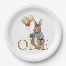 Coelho com balões Primeiro Aniversário UM